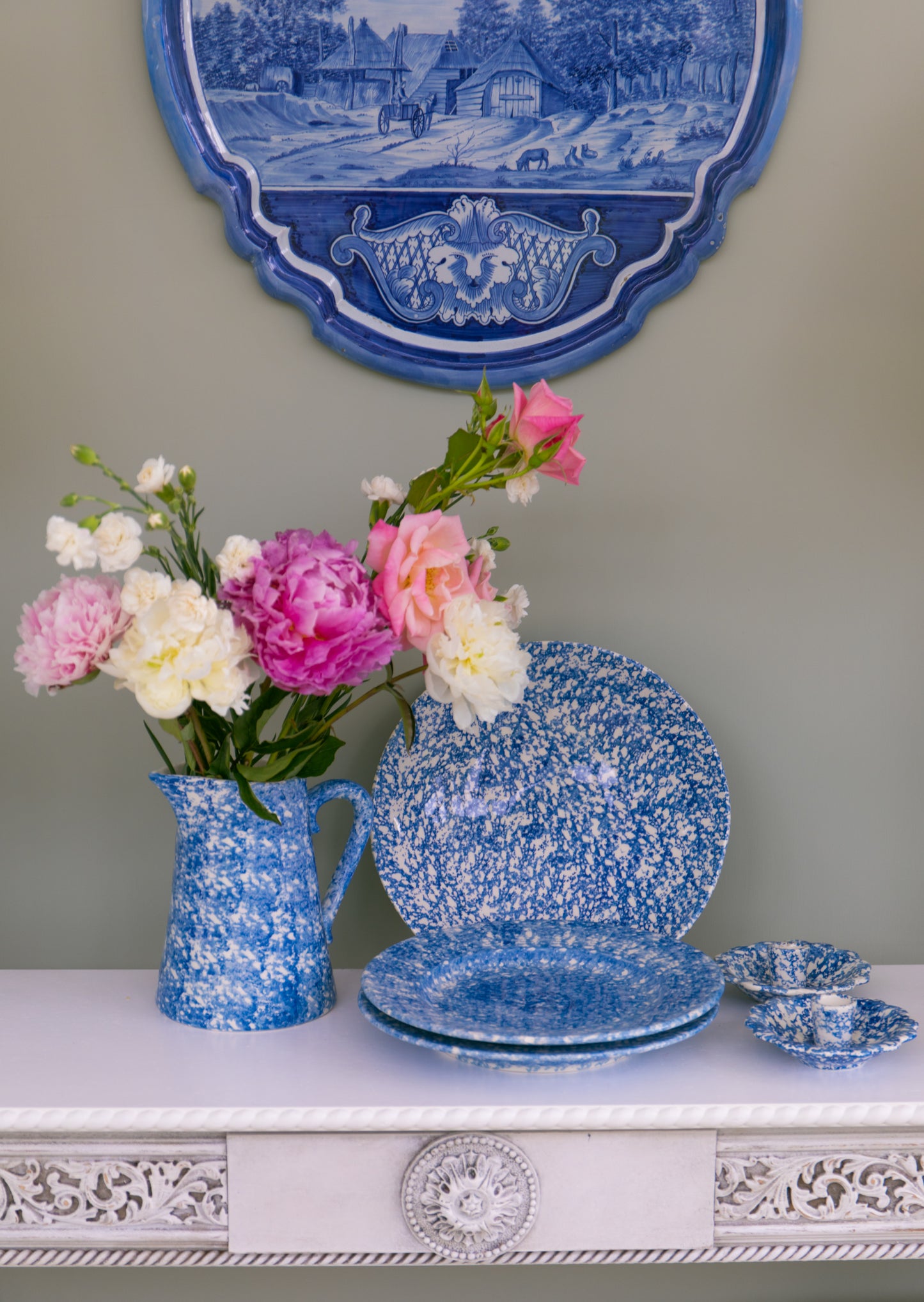 Blue Spongewear Jug