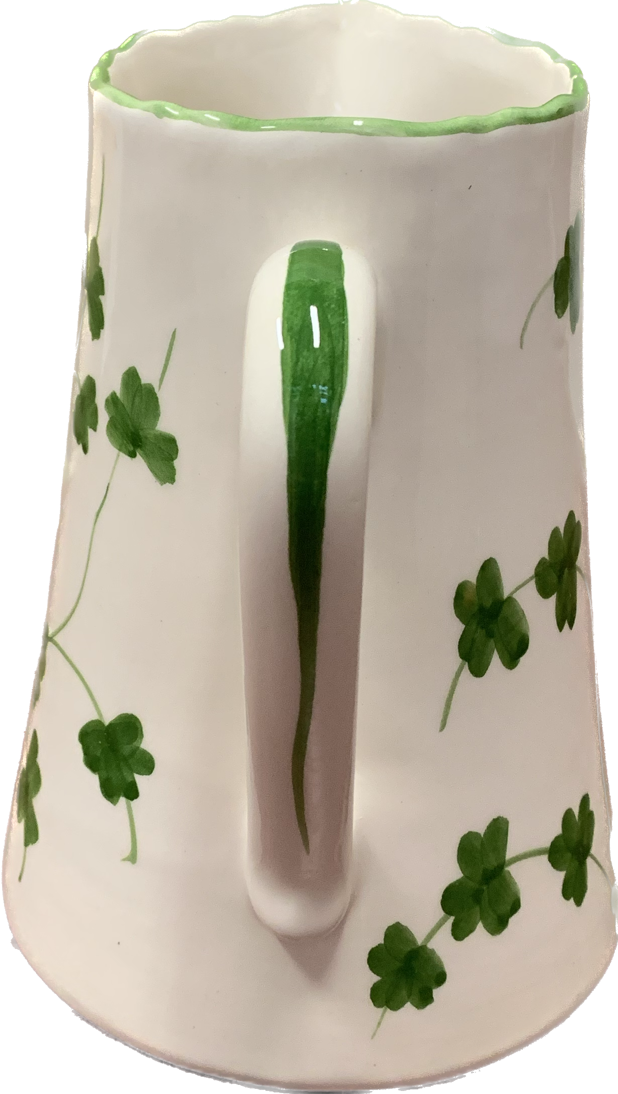 Glenmalure Jug with Shamrock Design