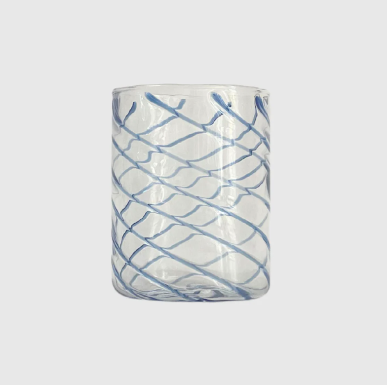 Blue Swirl Glasses (Set of 4)