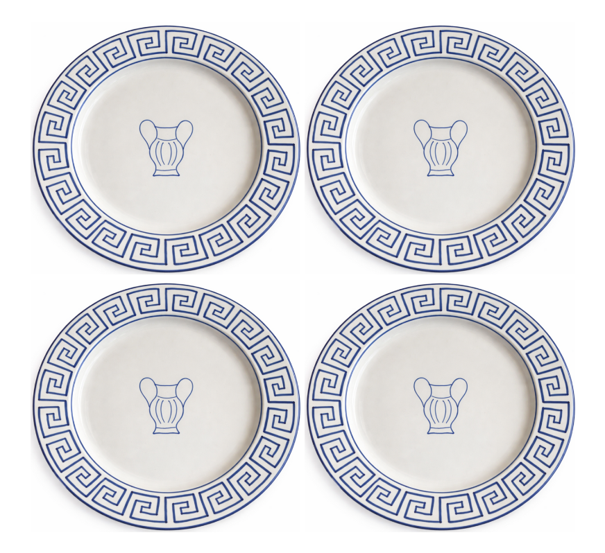 Cyclades Dinner Plate Set (4 Piece)