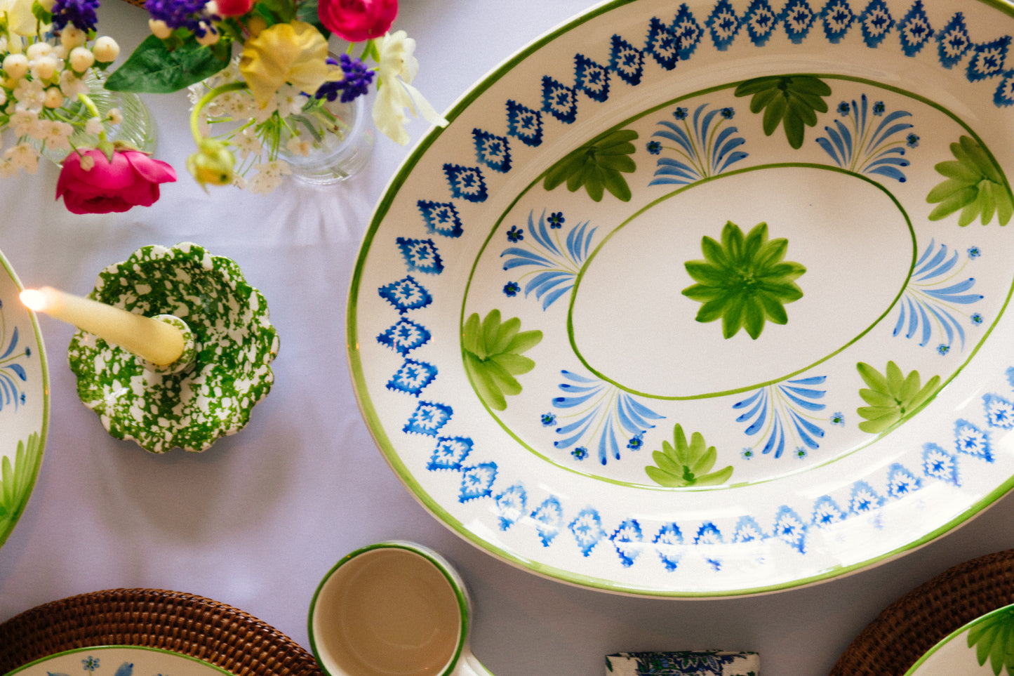 Crete Oval Serving Platter
