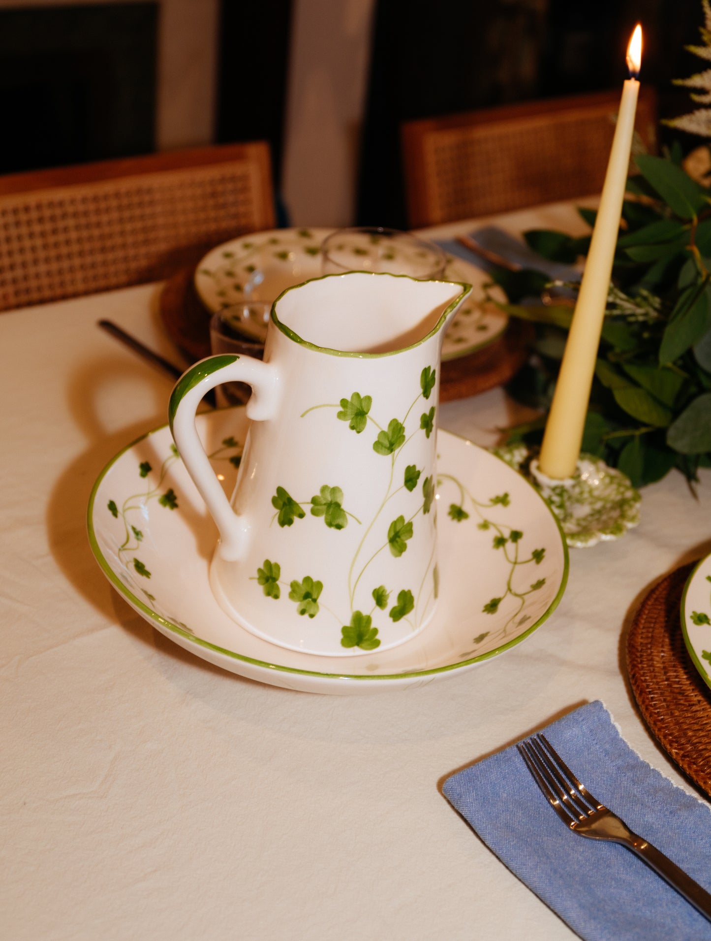 Glenmalure Shamrock Salad Bowl