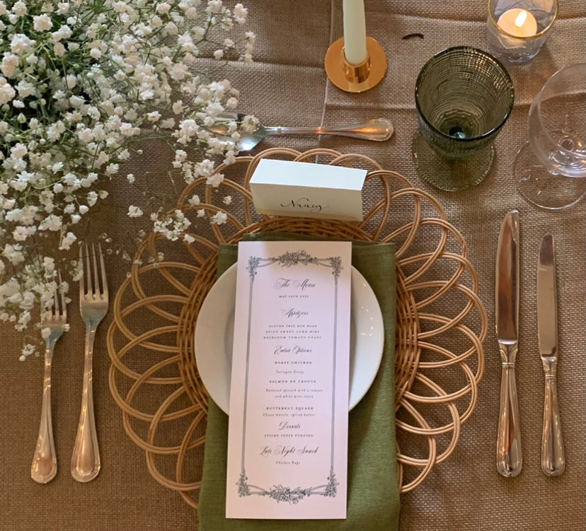 Rattan Charger Plate Placemat