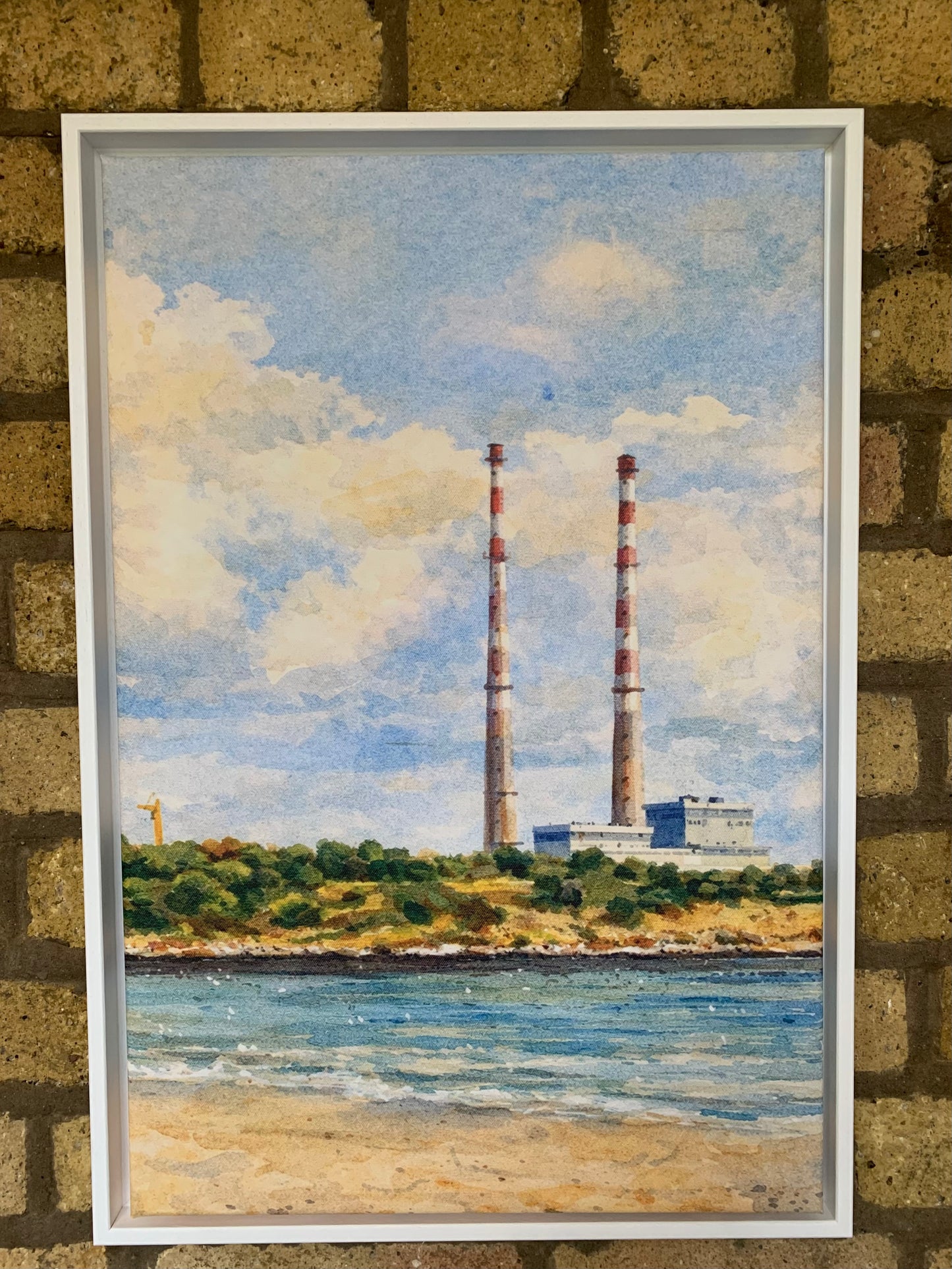 Poolbeg Chimneys Framed Print – Dublin Wall Art