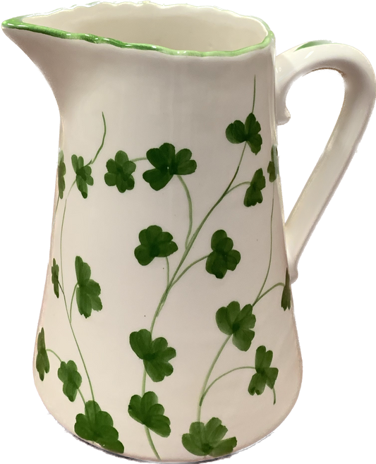 Glenmalure Jug with Shamrock Design