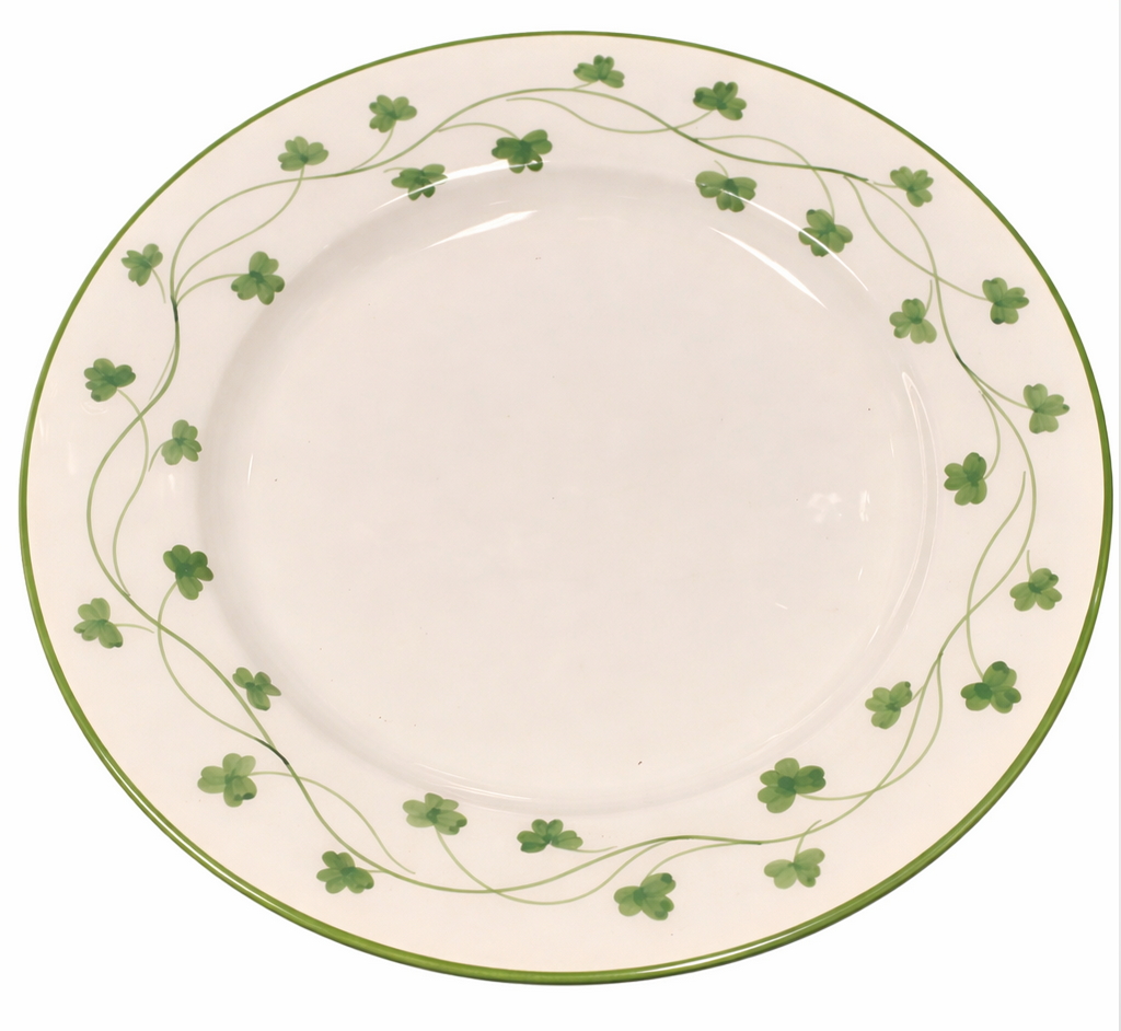 Glenmalure Side Plate with Shamrock Motif