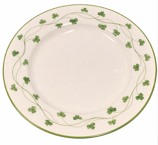 Glenmalure Side Plate with Shamrock Motif