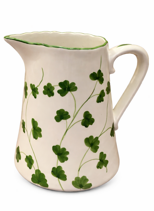 Glenmalure Jug with Shamrock Design