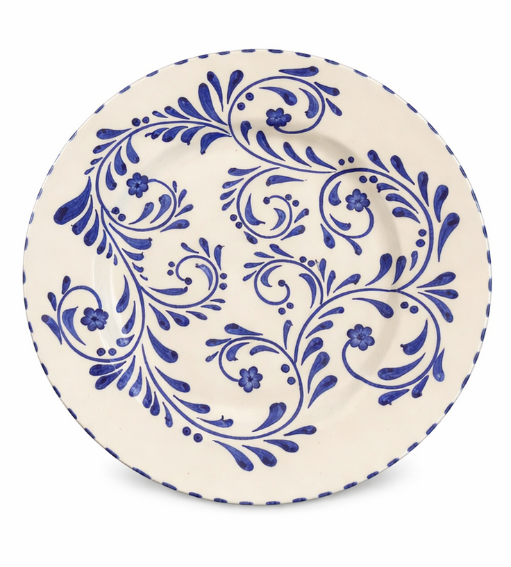 Porto Cobalt Blue Dinner Plate