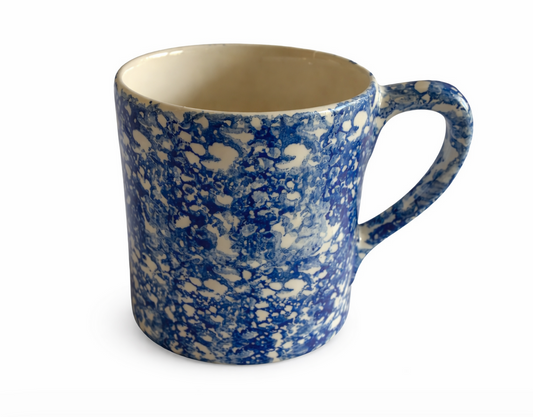 Blue Spongeware Mug