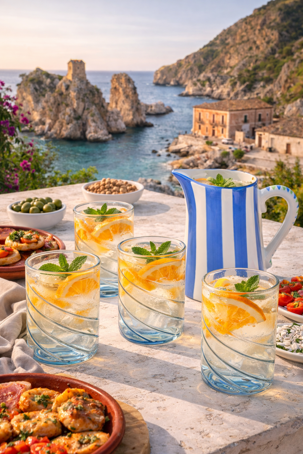 Scopello Spongeware Aperitivo Set